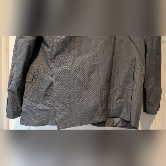 Hickey Freeman Men's Gray Pinstripe Suit Coat Size 44R 100% Wool - Picture 12 of 16